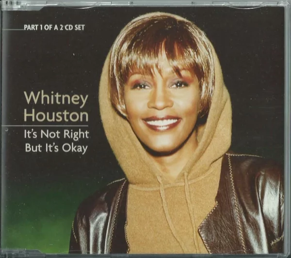 It's Not Right But It's Okay Whitney Houston 1998 CD Top-quality