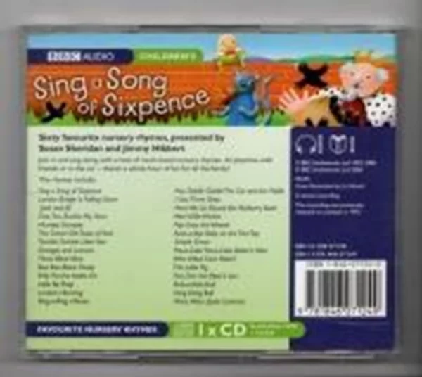 Sing a Song of Sixpence Susan Sheridan 2006 CD Top-quality Free UK shipping