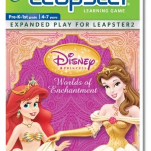 LeapFrog Leapster Game: Disney Princess Worlds of Enchantment Top-quality