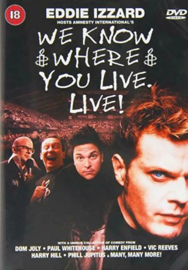 We Know Where You Live - Live Eddie Izzard 2001 DVD Top-quality