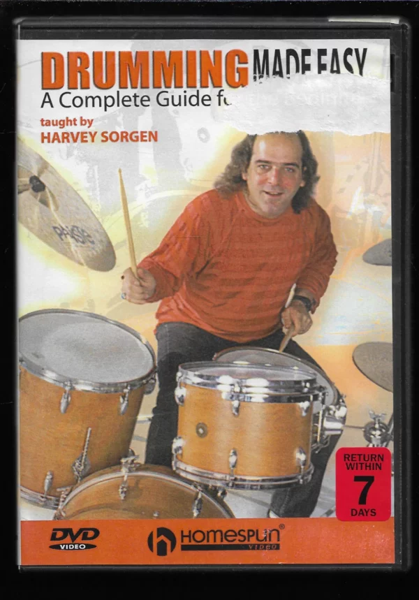 Harvey Sorgen - Drumming Made Easy 1991 DVD Top-quality Free UK shipping