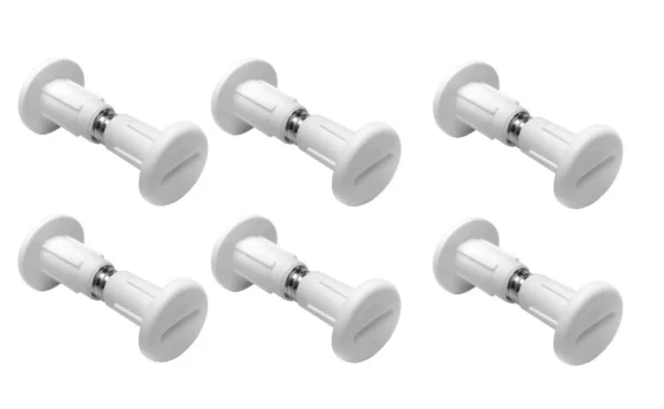 Furniture Cabinet Connecting Bolts, White Top-quality Free UK shipping