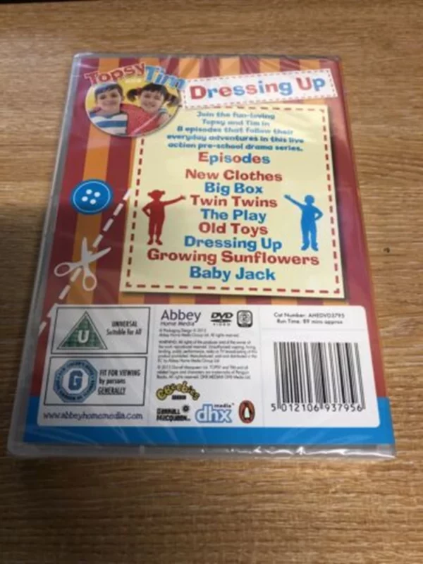 Topsy & Tim - Dressing Up Jocelyn Macnab 2015 DVD Top-quality Free UK shipping