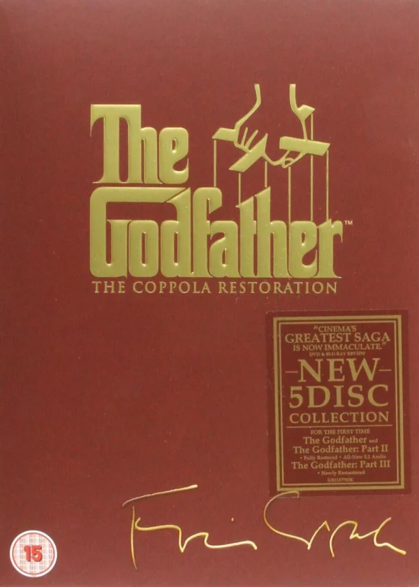 The Godfather Trilogy: The Coppola Restoration Marlon Brando 2008 DVD