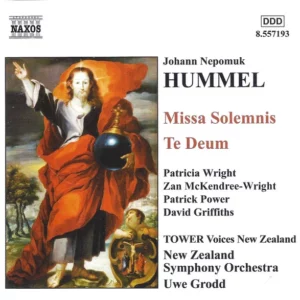 Missa Solemnis / Te Deum Johann Nepomuk Hummel 2004 CD Top-quality