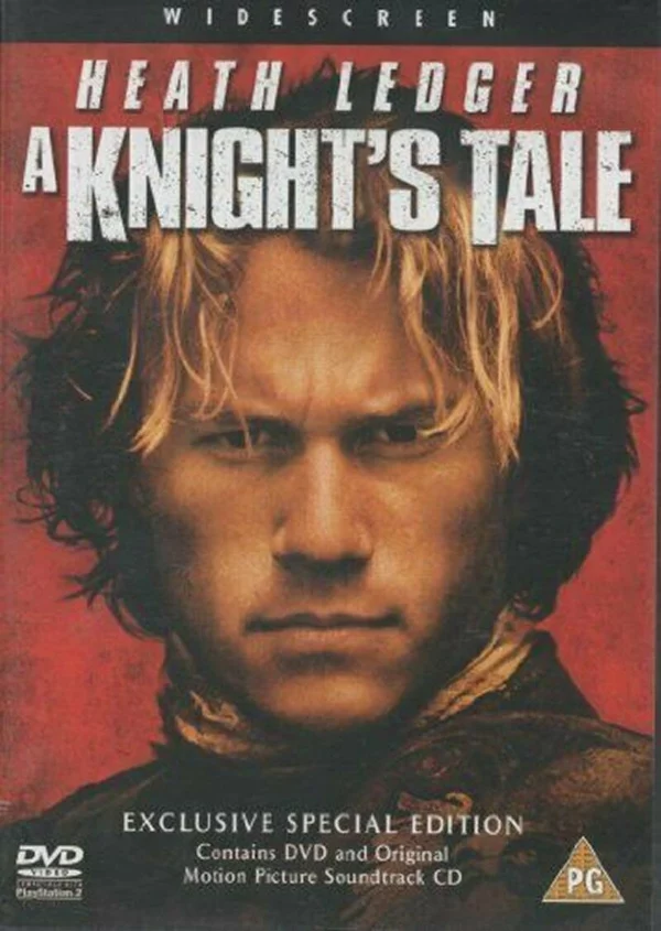 A Knight's Tale Heath Ledger 2001 DVD Top-quality Free UK shipping