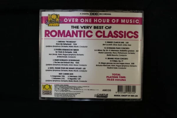 The Very Best of Romantic Classics Various 1987 CD Top-quality Free UK shipping