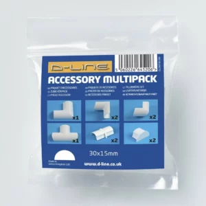 D-Line Accessory Multipack 30x15mm White 3015W selection Top-quality