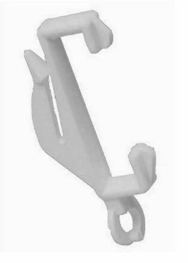 10x CURTAIN TRACK GLIDER HOOKS White Top-quality Free UK shipping