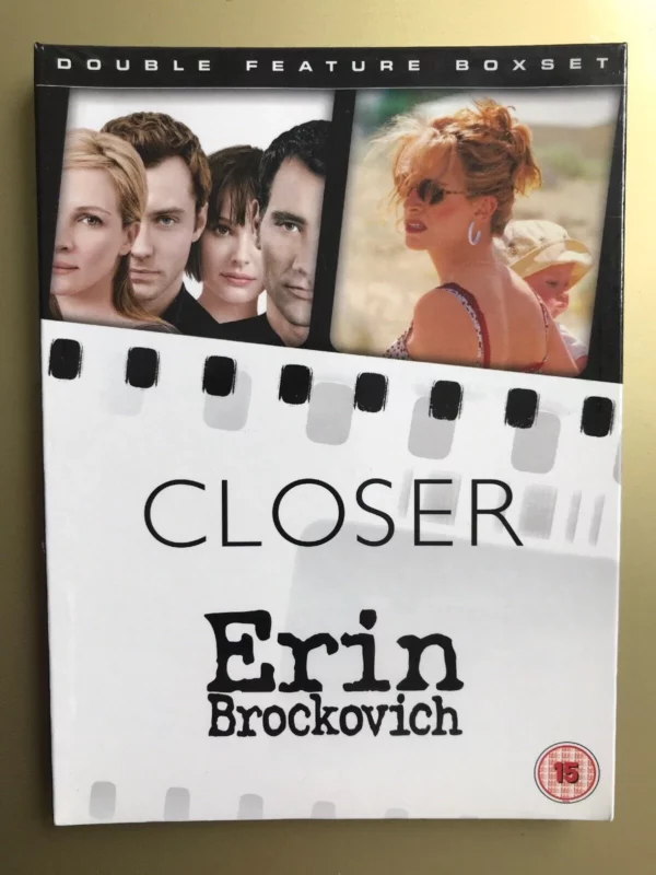 Closer/Erin Brockovich Julia Roberts 200 DVD Top-quality Free UK shipping