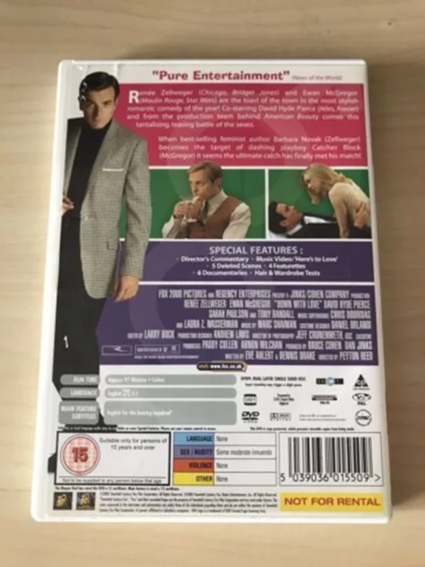 Down With Love Ewan McGregor 2004 DVD Top-quality Free UK shipping