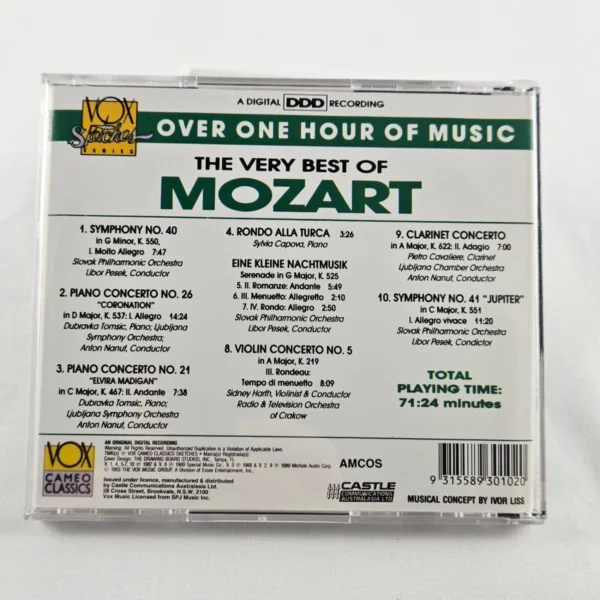 Mozart - The Very Best of Mozart Mozart CD Top-quality Free UK shipping