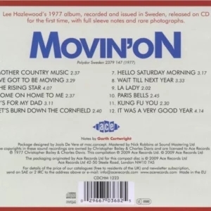 Movin' On Lee Hazlewood 2009 CD Top-quality Free UK shipping