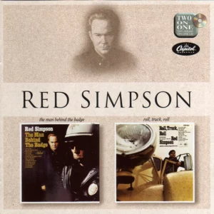 The Man Behind The Badge / Roll, Truck, Roll Red Simpson CD Top-quality