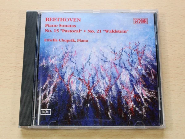 Beethoven Piano Sonatas : Pastoral & Waldstein Ethella Chuprik 1992 CD