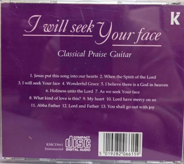 I will seek your face Various 1993 CD Top-quality Free UK shipping