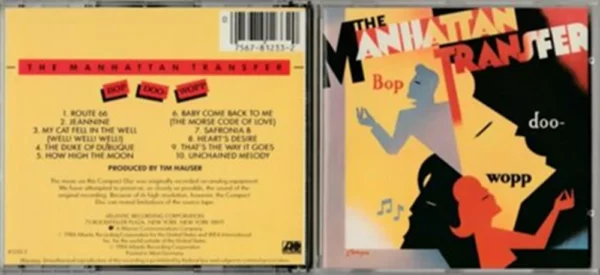 Bop Doo-Wopp The Manhattan Transfer 1984 CD Top-quality Free UK shipping