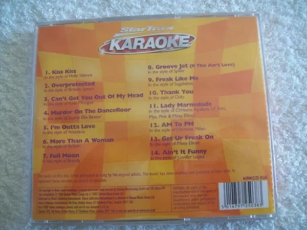 Pop Divas Karaoke Various 2002 CD Top-quality Free UK shipping