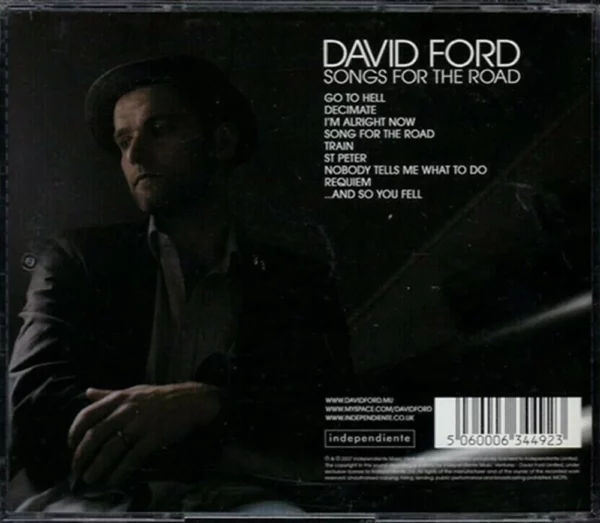 Songs For The Road David Ford 2007 CD Top-quality Free UK shipping