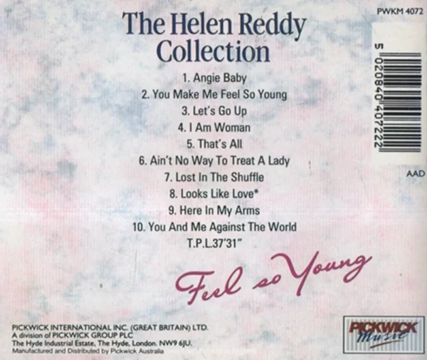 Feel So Young - The Collection Helen Reddy 1989 CD Top-quality Free UK shipping