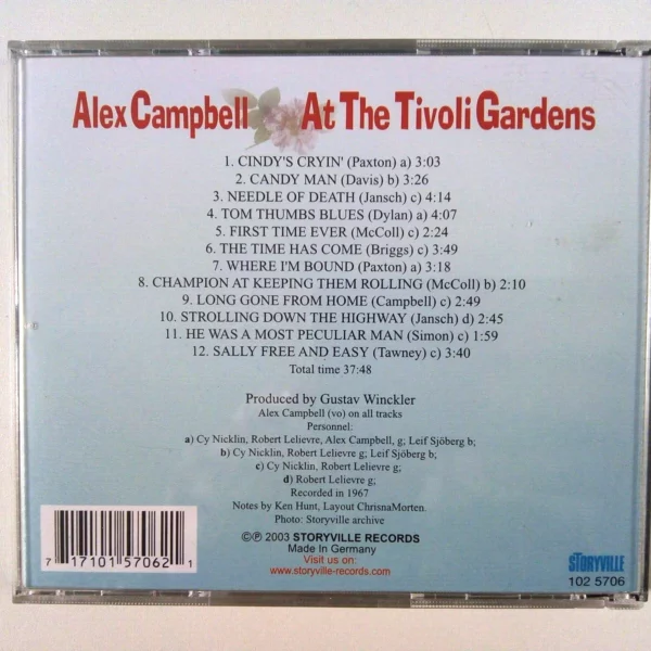 Alex Campbell In Copenhagen Alex Campbell 2002 CD Top-quality Free UK shipping