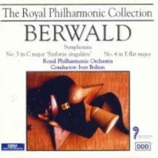 Berwald: Symphonies Nos 3 & 4 Various Artists 1996 CD Top-quality