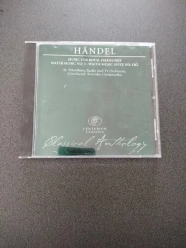 Handel - Music for Royal Fireworks - Water Music No 3 Handel 2004 CD Top-quality