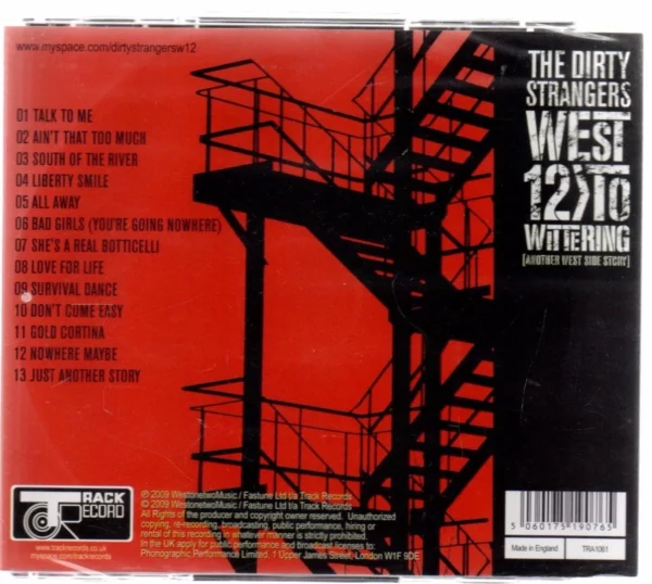 West 12 To Wittering The Dirty Strangers 2009 CD Top-quality Free UK shipping