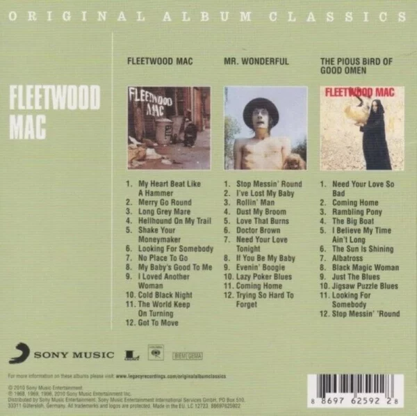 Original Album Classics Fleetwood Mac 2010 CD Top-quality Free UK shipping