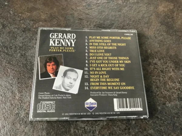 Play Me Some Porter Please Gerard Kenny 1992 CD Top-quality Free UK shipping