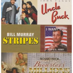 Uncle Buck/Stripes/Brewster's Millions John Candy 2007 DVD Top-quality