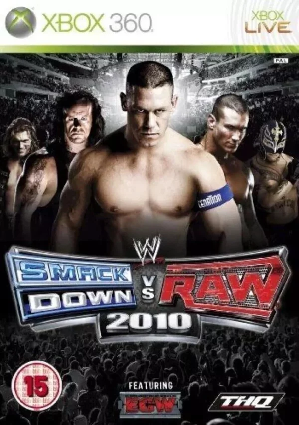 WWE Smackdown vs Raw 2010 Xbox 360 2009 Top-quality Free UK shipping