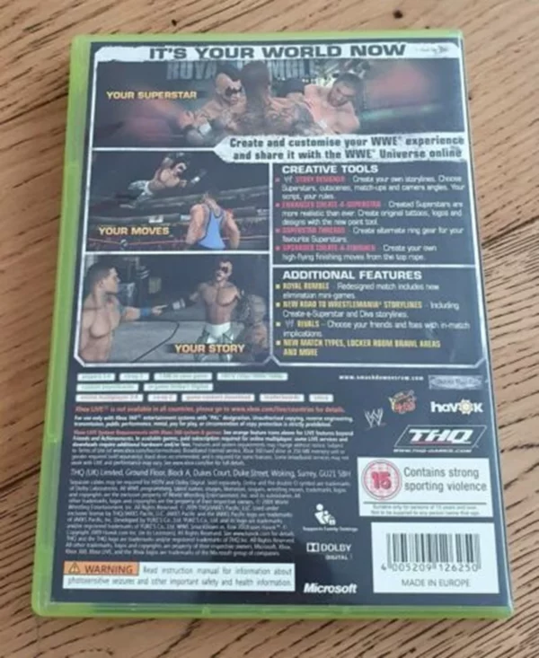 WWE Smackdown vs Raw 2010 Xbox 360 2009 Top-quality Free UK shipping