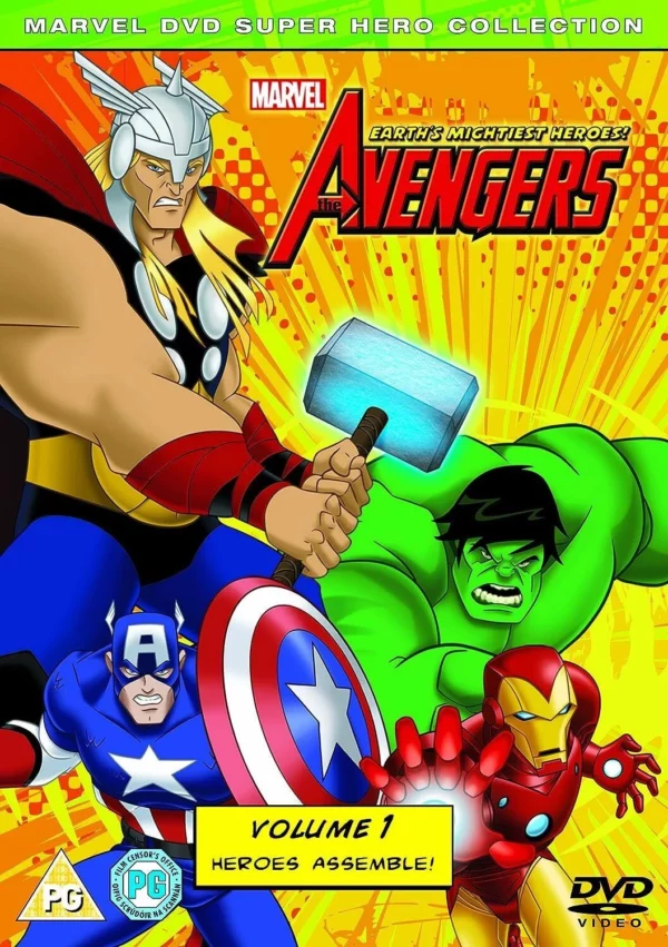 Avengers: Earth's Mightiest Heroes Vol 1 - 2011 DVD Top-quality