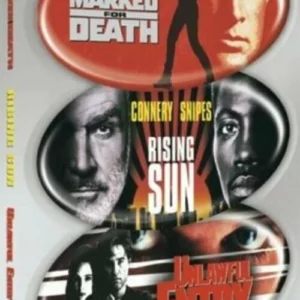 Marked For Death/Rising Sun/Unlawful Entry Sean Connery 2003 DVD Top-quality