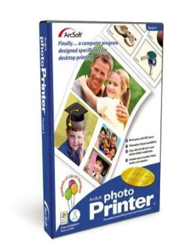 ARCSOFT PhotoPrinter 4 Windows 98/2000 Top-quality Free UK shipping