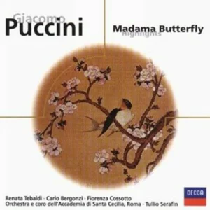 Puccini : Madama Butterfly Highlights Tebaldi/Bergonzi/Cossotto/Sant 2000 CD