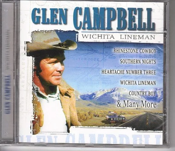 Wichita Lineman Glenn Campbell _ CD Top-quality Free UK shipping