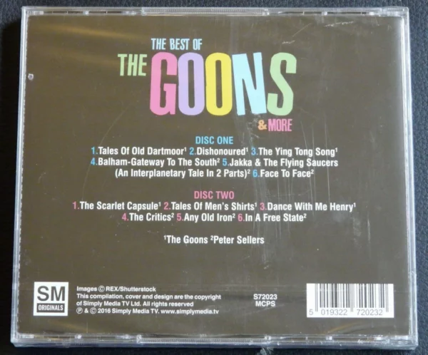 THE BEST OF THE GOONS & MORE THE GOONS 2016 CD Top-quality Free UK shipping