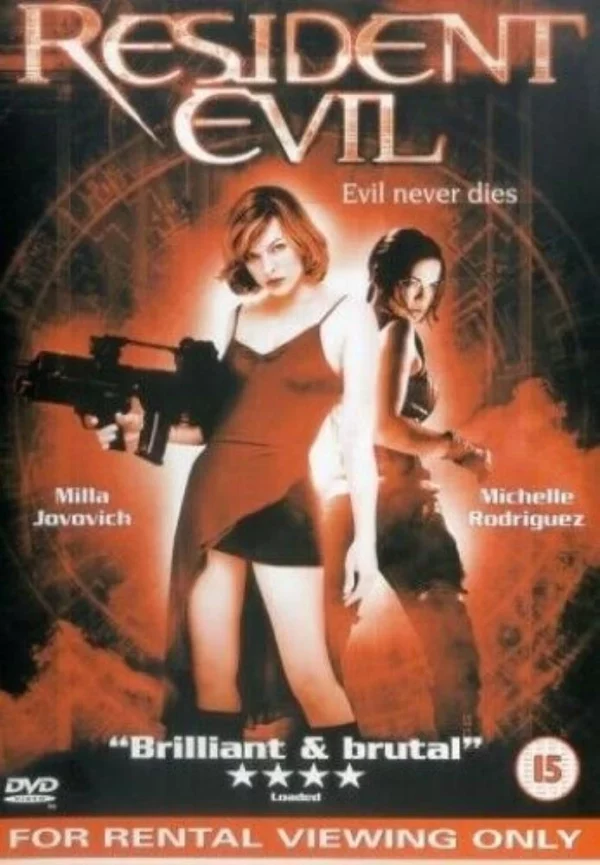 RESIDENT EVIL Milla Jovovich 2002 DVD Top-quality Free UK shipping