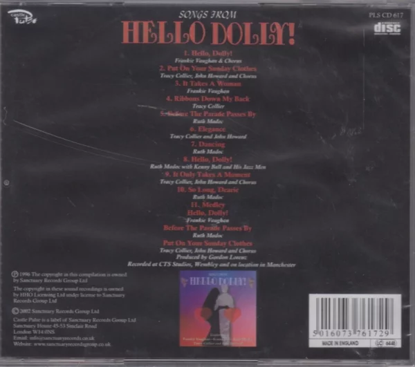 Hello Dolly Various Artists 1996 CD Top-quality Free UK shipping