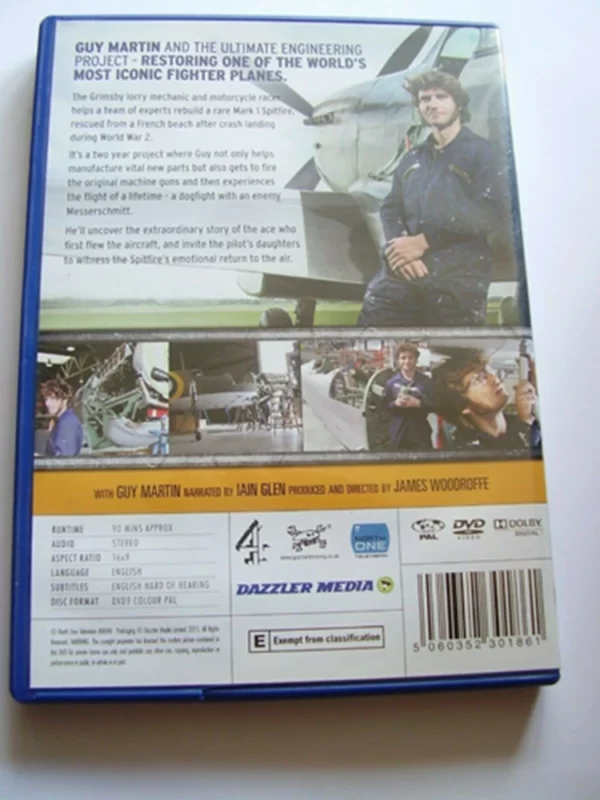 Guy Martin's Spitfire Guy Martin 2015 DVD Top-quality Free UK shipping