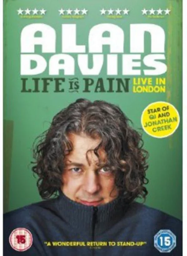 Alan Davies - Life Is Pain: Live in London Alan Davies 2013 DVD Top-quality