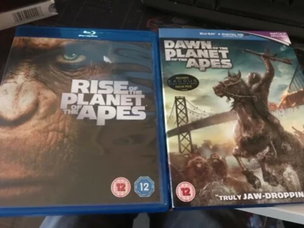 Rise and Dawn of the Planet of the Apes 2014 DVD Top-quality Free UK shipping