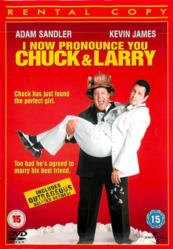 I Now Pronounce You Chuck And Larry Adam Sandler 2008 DVD Top-quality