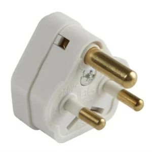 2 amp diall round pin plug Top-quality Free UK shipping