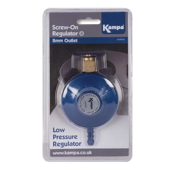 Kampa Screw-On Butane Gas Regulator for Camping Stoves Top-quality