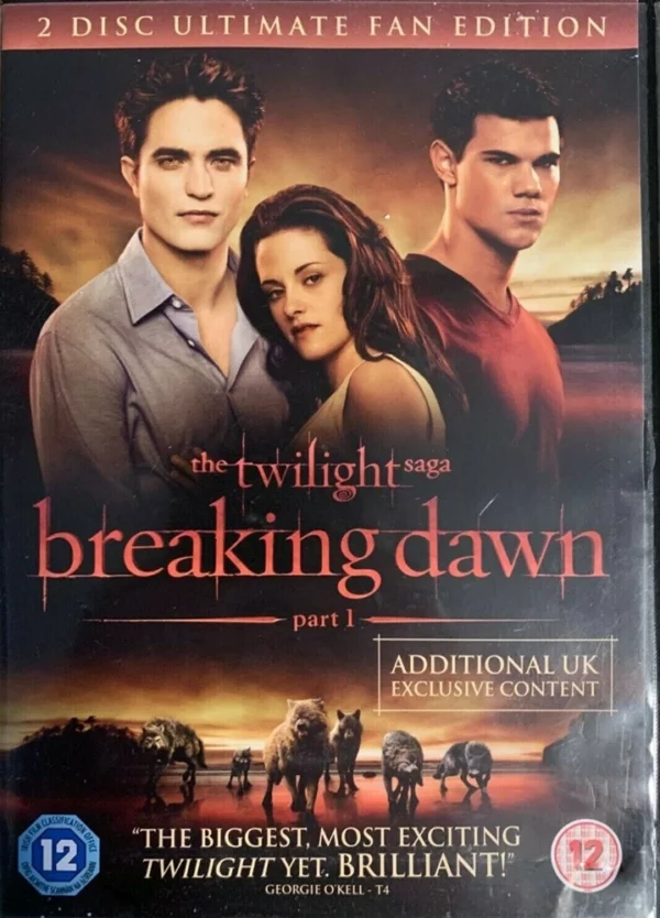 The Twilight Saga: Breaking Dawn - Part 1 Various 2012 DVD Top-quality