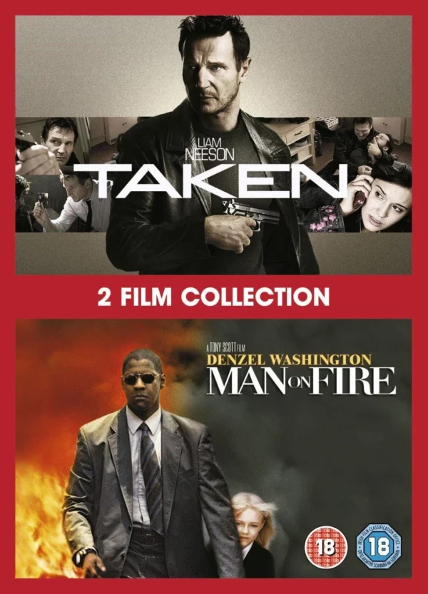 Taken / Man On Fire Liam Neeson 2010 DVD Top-quality Free UK shipping