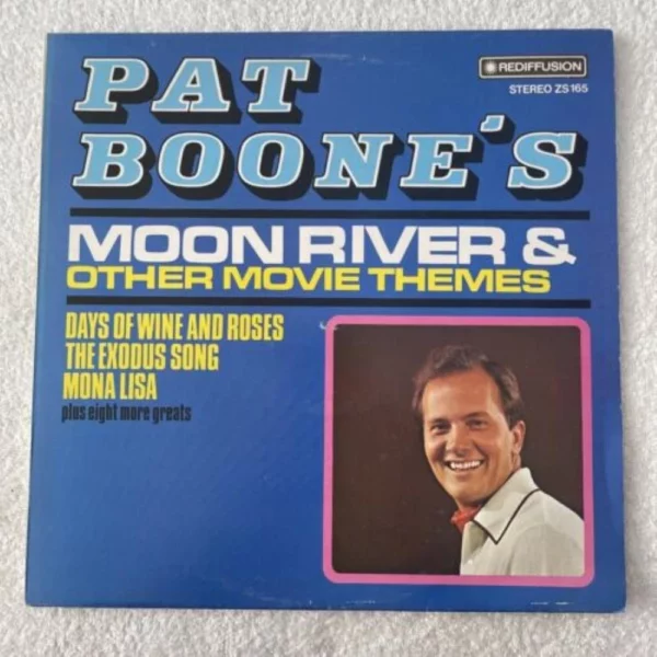 Pat Boone's Moon River & Other Movie Themes Pat Boone 1973 Records Top-quality